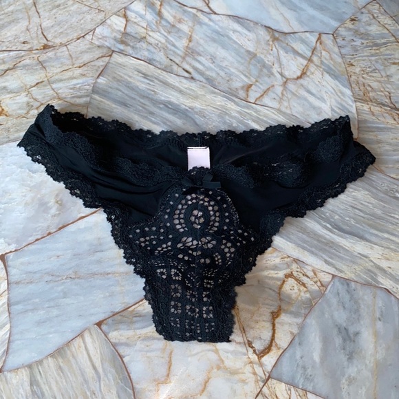 Victoria's Secret Very Sexy Panties Bikini Lace Mesh Panty Thong Small - Picture 2 of 10
